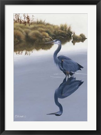 Framed Blackwater Reflections II Print