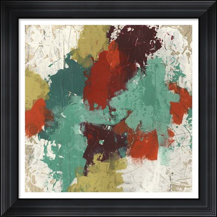 Framed Kaleidoscope Signals I Print