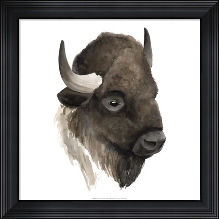 Framed Western Animal Study IV Print
