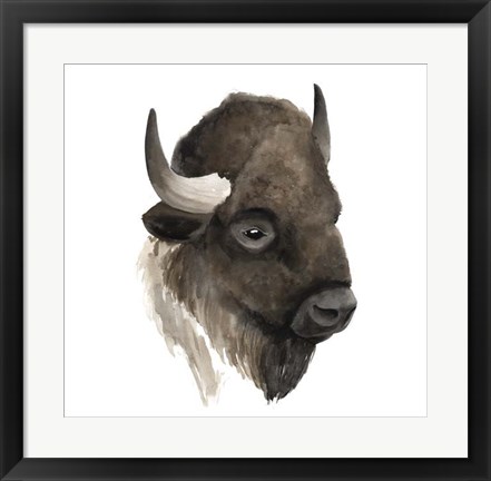 Framed Western Animal Study IV Print