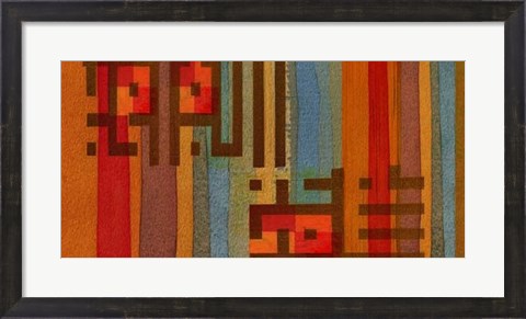 Framed Language of Color III Print