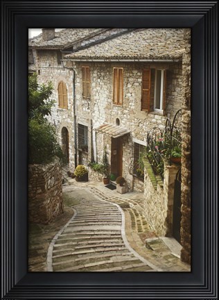 Framed Village Homes Print