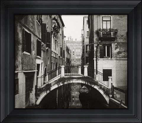 Framed Venice Canal Print