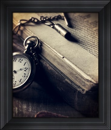 Framed Watch Book Print