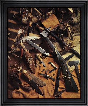 Framed Rustic Memorabilia Print