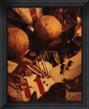 Framed Soccer Print