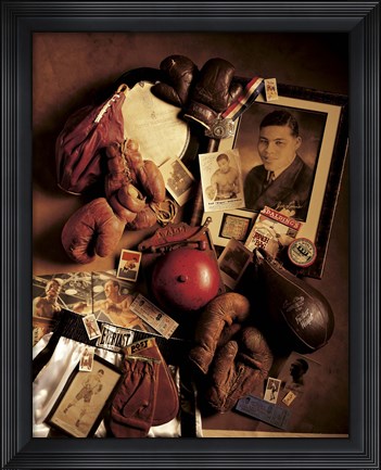 Framed Boxing Print
