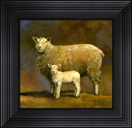 Framed Taffy's Lamb Print