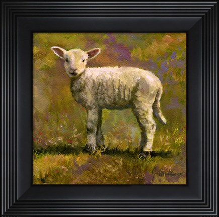 Framed Leap Year Lamb Print