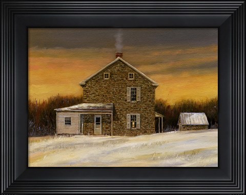 Framed Solbury Sunrise Print