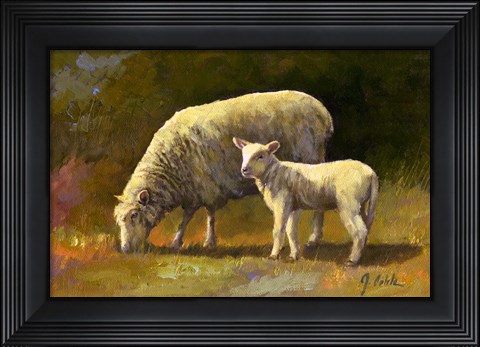 Framed Spring Lamb Print