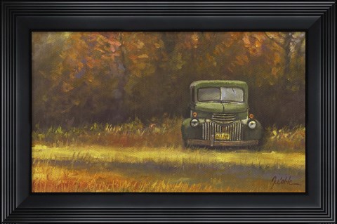Framed Dad&#39;s Truck Print