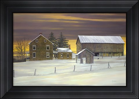 Framed Honey Ridge Farm Print