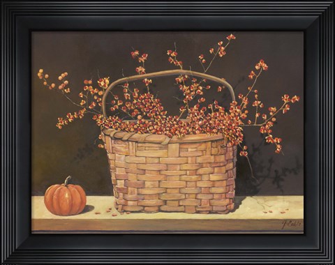 Framed Fall Gathering Print