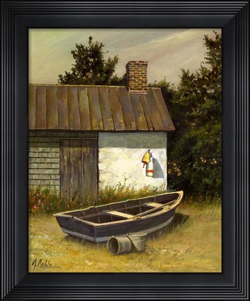 Framed Dory Shed Print
