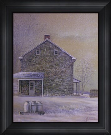 Framed Morning Flurries Print