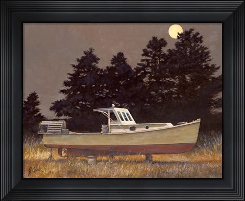 Framed Witch's Broom Print