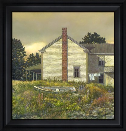 Framed Hupper's Pt Print