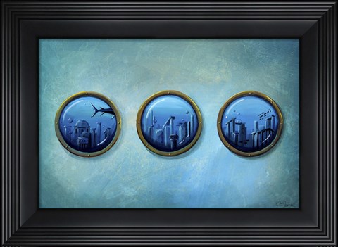 Framed Gateway to Antiquity Print