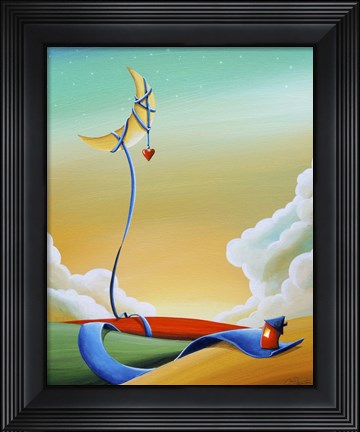 Framed Follow Your Heart Print