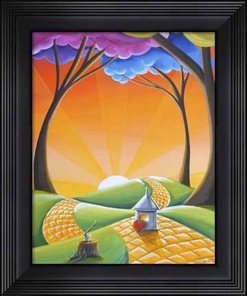 Framed There&#39;s No Place Like Home Print