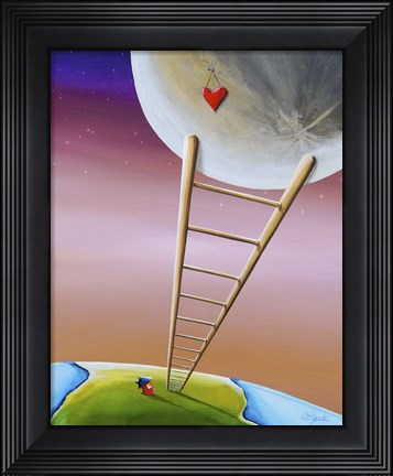 Framed Destination Moon Print