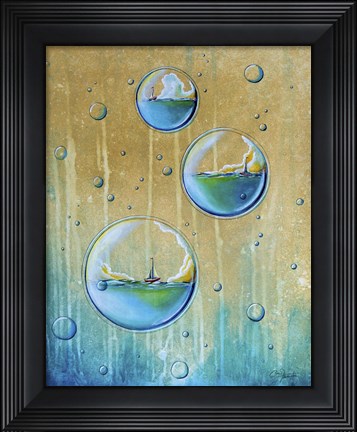 Framed Traveling in Circles Print