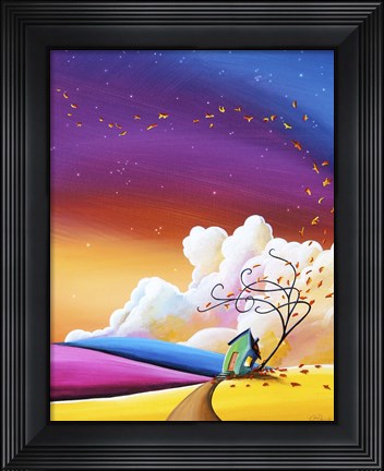 Framed Autumn Skies III Print