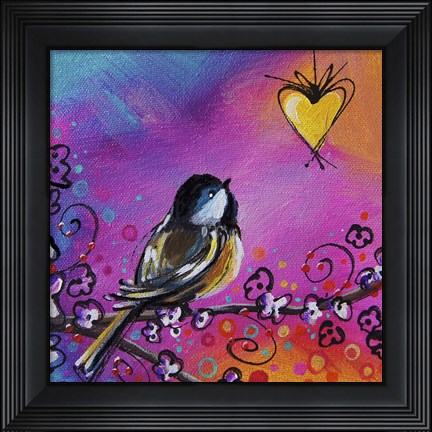 Framed Song Bird I Print