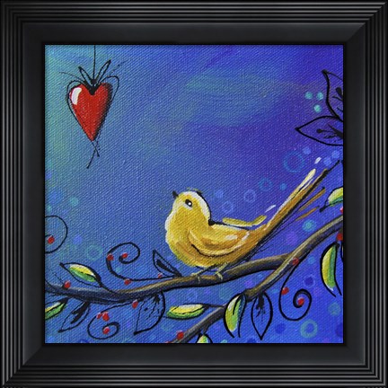 Framed Song Bird III Print