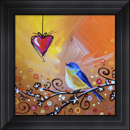 Framed Song Bird VII Print
