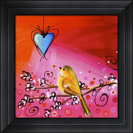 Framed Song Bird IX Print