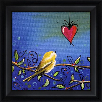 Framed Song Bird X Print
