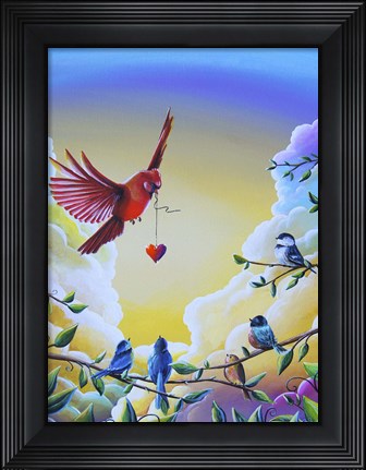 Framed This Heart Of Mine Print