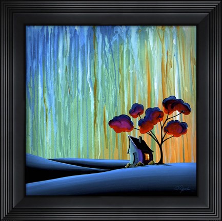 Framed Down In the Valley Print