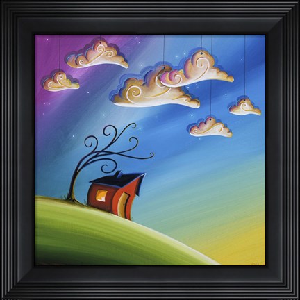 Framed Song at Sunset Print