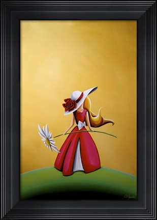 Framed Flower Girl Print