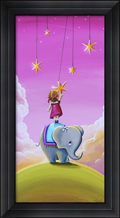 Framed Reach for the Stars Print