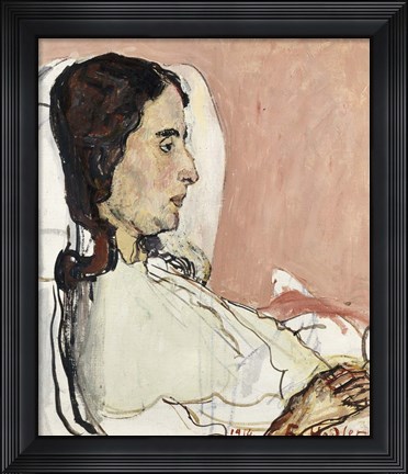 Framed Madame Gode-Darel Sick, 1873-1915 Print