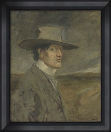 Framed Portrait Of The Artist, 1906 Print