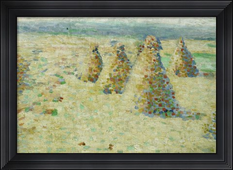 Framed Haystacks In Normandy, 1887-89 Print
