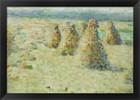 Framed Haystacks In Normandy, 1887-89 Print