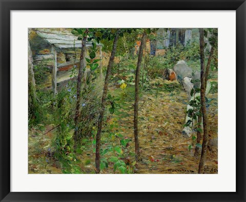 Framed In The Garden, 1885 Print