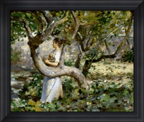 Framed In The Garden, c. 1891 Print