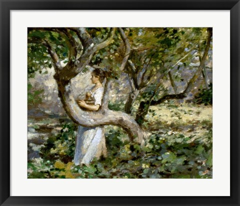 Framed In The Garden, c. 1891 Print