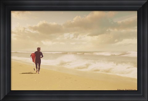 Framed Surfer Print