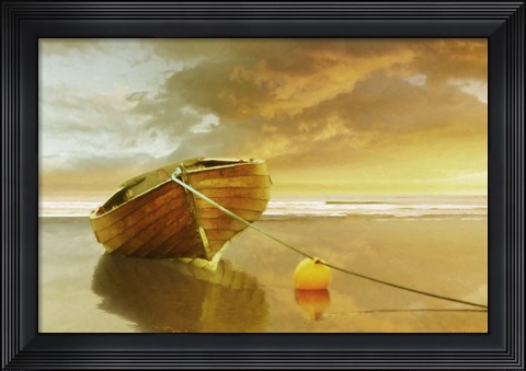 Framed Solitude of the Sea II Print