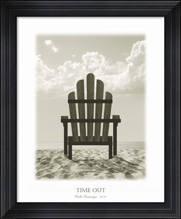 Framed Time Out 4 Print