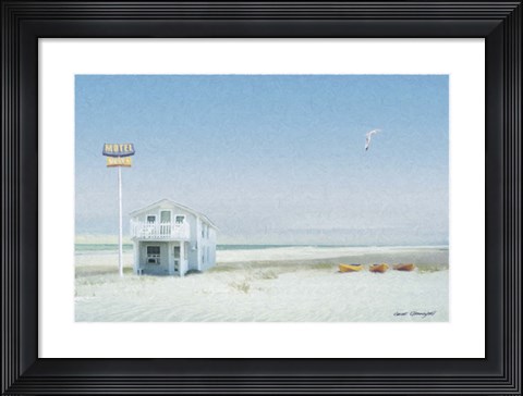 Framed Motel Paradise Print