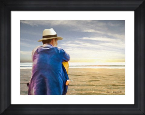 Framed Thinker Print